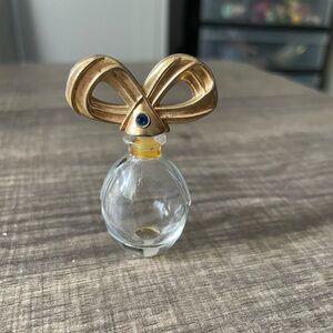 Vintage Elizabeth Taylor Diamonds and Sapphires Mini Perfume Bottle - EMPTY